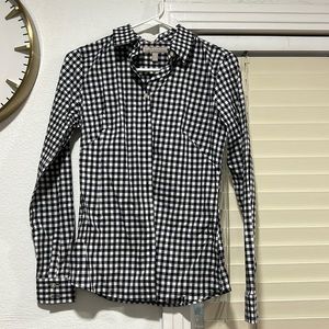 Banana republic gingham button down shirt